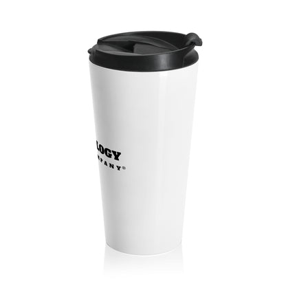 White Blackology Stainless Steel Travel Mug