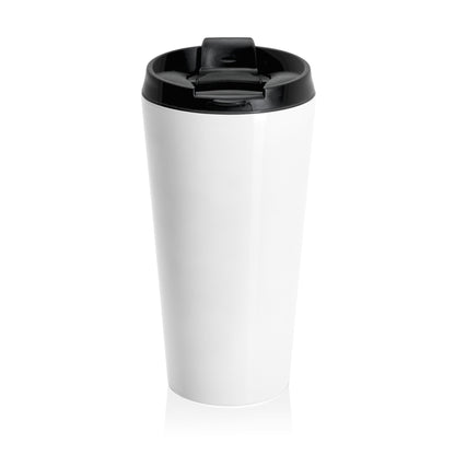 White Blackology Stainless Steel Travel Mug